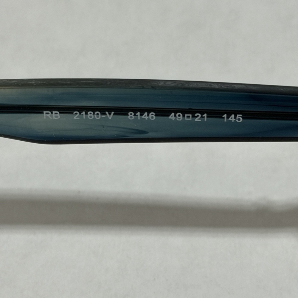 Ray-Ban RB2180-V Eyeglasses Frame Blue Gradient Round 49-21-145 Optical - Picture 2 of 9